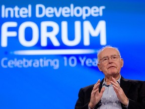 Gordon Moore, chairman emeritus and co-founder of Intel Corp., pictured in 2007.