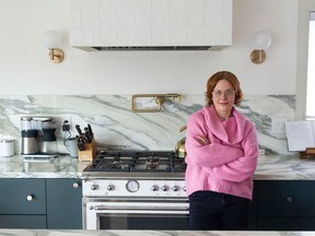 Sasha Kern in kitchen