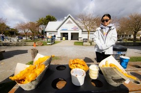 Sample of food made by Pajo’s at Garry Point Park.