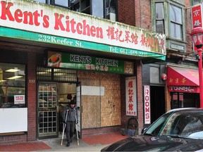 Chinese restaurant Kent's Kitchen on Keefer Street in Vancouver on March 14, 2023.