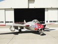 The De Havilland Vampire Mark III at CFB Comox. CPL. NATHAN SPENCE, DND-MDN CANADA