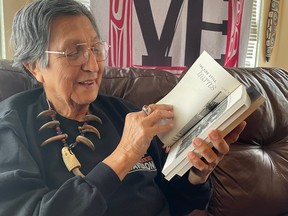 The Fire Still Burns: Life in and After Residential School was written by Sam George, with Jill Yonit Goldberg, Liam Belson, Dylan MacPhee and Tanis Wilson.