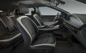 The 2023 Kia EV6 has a spacious cabin with Nappa leather seats, front and back.