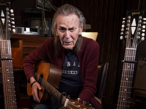 Gordon Lightfoot in his music room in his Bridle Path home in Toronto on February 4, 2020.