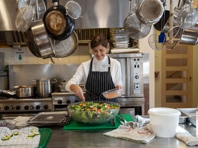 Sarah Ho is one of the many Canuck Place kitchen volunteers who help ensure home-cooked meals and comforting cups of coffee and tea are readily available for families. SUPPLIED