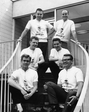 The C-FUN Good Guys in 1963: Top row, from left: Tom Peacock, Brian 