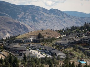 Houses are seen in Kamloops, B.C., on Tuesday, June 1, 2021. BC Financial Services Authority has issued its largest penalty to date against a Kamloops, B.C., woman who it says failed to comply with an order to cease unlicensed rental property management services.
