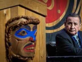 Grand Chief Stewart Phillip, president of the Union of B.C. Indian Chiefs, at tThe seventh B.C. Cabinet and First Nations Leaders' Gathering began on Tuesday, Nov. 29, 2022. Felipe Fittipaldi/Government of B.C.