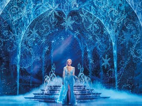 Caroline Bowman as Elsa in Frozen North American Tour.