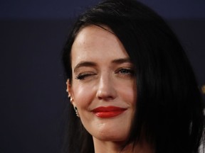 FILE - Actress Eva Green poses as she arrives at the Cesar award ceremony, on Feb. 28, 2020 in Paris.