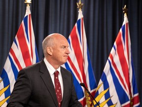 Public Safety Minister Mike Farnworth announces that the province recommends moving ahead with the transition to a municipal police force in Surrey.