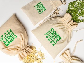New canvas bulk bags are available at Community Natural Foods. Courtesy, Community Natural Foods