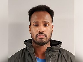 Shire Osman, 25, is wanted Canada-wide for failing to return to his halfway house, say Surrey RCMP.