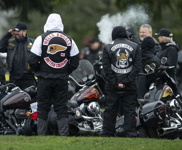 In photos: 150 Hells Angels go on their 'Screwy Ride' to Burnaby ...