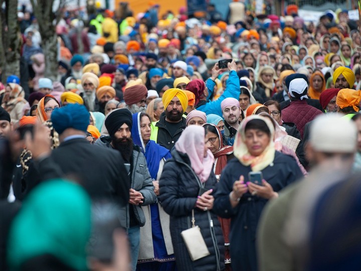  Crowds at last year’s Vaisakhi parade in Vancouver.