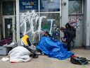 Although the tents, for the most part, are gone from East Hastings Street, people who live on the streets of the Downtown Eastside have come up with other solutions to their shelter needs.