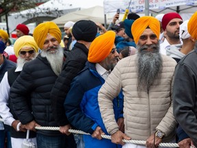 An estimated 700,000 people take part in the Vaisakhi Parade in Surrey, BC Saturday, April 22, 2023. The Surrey, BC parade, the first in three years due to the Covid-19 pandemic, is the world's largest and is a celebration of Vaisakhi, a centuries-old holiday celebrated by Sikhs worldwide.