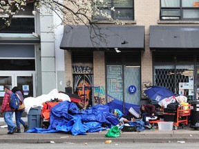 File photo of East Hastings Street on April 5, 2023. Photo: Nick Procaylo.