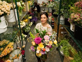 Alyssa Sager of Leis de Buds florists in Vancouver.