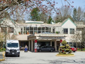 The Louis Brier Home & Hospital in Vancouver on April 27.