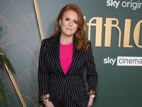 Sarah Ferguson attends the Marlowe premiere at Vue West End in London, England, March 16, 2023.