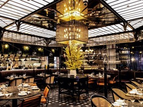 The main dining room at Mott 32 in Vancouver. Photo: Leila Kwok.