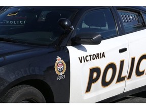 Stock image of Victoria police car