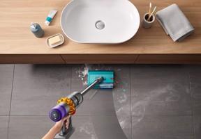 Dyson's first wet vacuum — the SubmarineTM wet roller head.