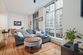Unit 513, at 1205 Howe Street, Vancouver, was listed for $709,000 and sold for $695,000.