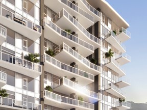 Lotus at Gardena is the first of three residential towers in the Oakdale neighbourhood of West Coquitlam featuring 377 homes featuring studios, one bedroom and two bedroom condos.