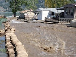 The Okanagan Indian Band has issued an evacuation alert for some residents living near Whiteman's Creek due to flooding.