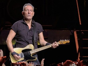 Bruce Springsteen performs at Prudential Center in Newark, N.J., Friday, April 14, 2023.