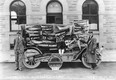 Thomas W. Wilby and his Reo car, who became the first person to drive a car  across Canada in 1912. R. Broadbridge
/ Vancouver Archives AM54-S4-: Trans P188