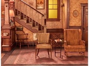 The Bunker Family Living Room from All in the Family and Archie Bunker's Place is one of the items for sale at auction.