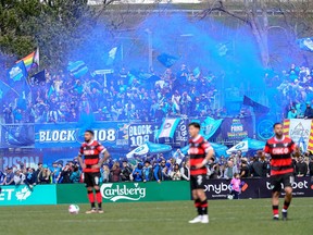 Vancouver FC got a taste of a rocking CPL match atmosphere when they visited HFX Wanderers FC at the Wanderers Grounds in Halifax in April. They're hoping their own home-opener at the LEC has the same type of energy.