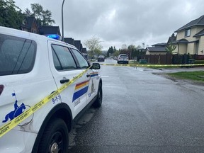 Surrey RCMP are investigating a Friday morning shooting outside a home in the 8100-block 144A Street.