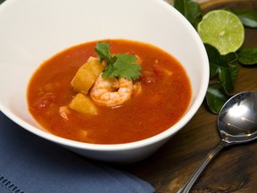 Thai seafood soup.