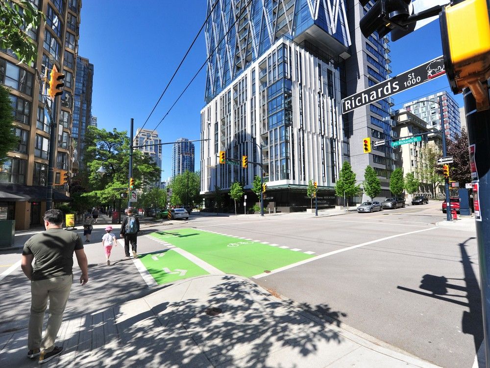 1111 Richards St. Vancouver council approved returning $3.8 million to developers that had been collected under the empty homes tax related to unsold new condo units in the city.