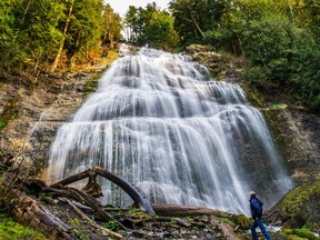 Competing proposals for the mountains above Bridal Veil Falls are vying for provincial approval. Both involve some of the same thickly forested slopes that rise above the misty falls to Mt. Cheam's rocky peak.