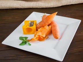 Looking sharp, carrots.