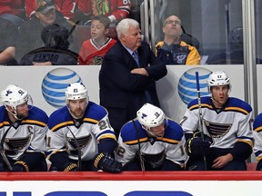 Ken Hitchcock coached the St. Louis Blues and continues with the organization in a consulting capacity.