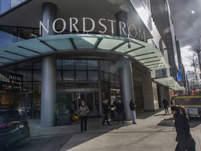 Nordstrom location at Pacific Centre in downtown Vancouver, March 3, 2023.