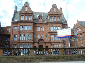 The Royal Hospital For Sick Children in Edinburgh, Scotland.
