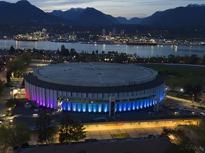 Pacific Coliseum lights