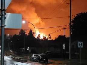 Maple Ridge fire