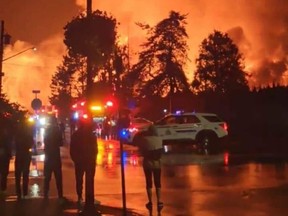 Maple Ridge fire