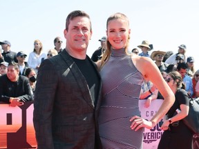 Jon Hamm and Anna Osceola - Top Gun Maverick 2022 - World Premiere - Getty