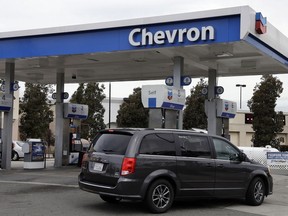 Chevron gas station in Oakland, Calif.