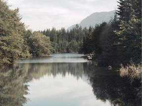 Rice Lake in North Vancouver where a man drowned on June 2, 2023.