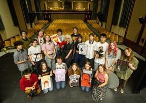 Templeton Secondary School film students
